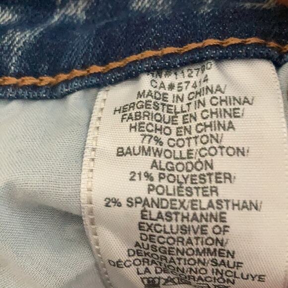 TRUE RELIGION JENNIE CURVY MID-RISE SKINNY JEANS IN WASHED VINTAGE SIZE 29x28 - Picture 11 of 12